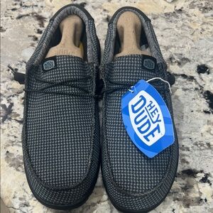 Hey Dude Men's Gray Textured Loafers